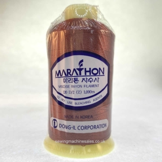 Marathon Machine Embroidery Thread Red Fox 1158 1000m Rayon Thread