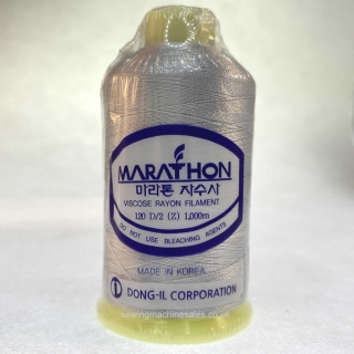 Marathon Machine Embroidery Thread Grey Goose 1210 1000m Rayon Thread