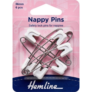 6 x Safety Nappy Pins