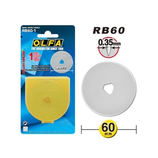 Original OLFA cutting blade 60 mm in size