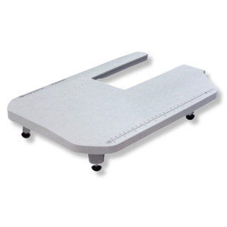 Husqvarna Viking Onyx Extension Table – Fits Onyx 15, 25 & 30, Adjustable Legs & Built-In Ruler