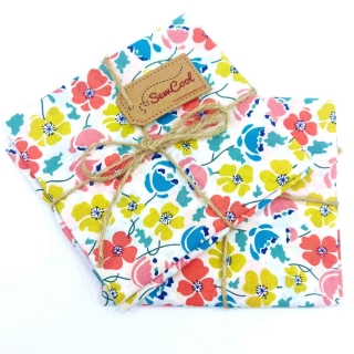 Pastel sweet pea fat quarter