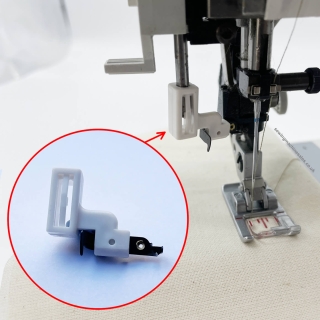 Close up of the needle threader fitted to a Pfaff 2170