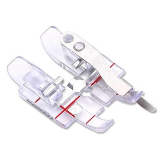 Pfaff Clear 1/4" Right Guide Quilting Patchwork Foot With IDT