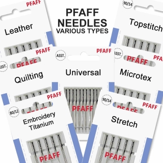 Various sizes and type of machine needles