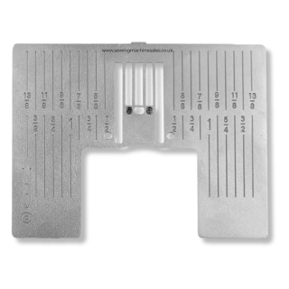 Pfaff Straight Stitch Needle Plate With Inch Markings