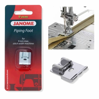 Piping Foot for Janome Sewing Machine with 9mm Stitch Width