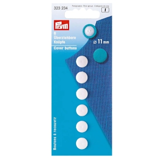 Prym 11mm plastic cover buttons