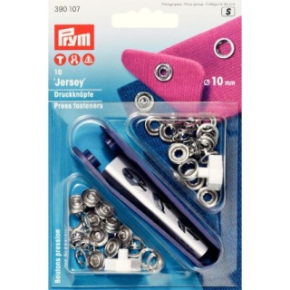 Prym Nonsew Press Fasteners Silver