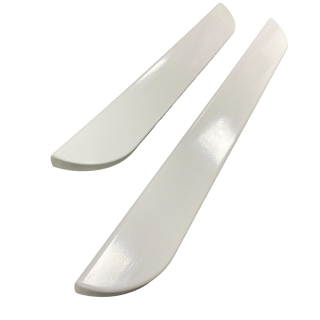 The fabric rest is grey in colour and screws into place. This image shows the rest for the 560 and 580 models