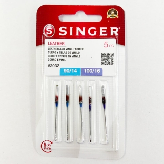 Leather sewing machine needles