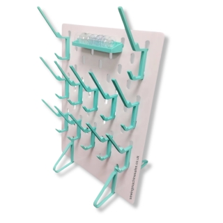 Skadis design spool and bobbin storage system