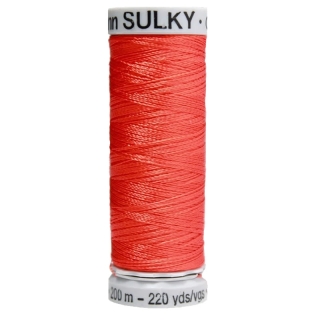 Gutermann Sulky Rayon Thread 200m (1084) Red Orange