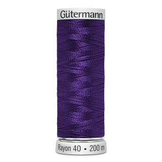 Gutermann Sulky Rayon Thread 200m (1195) Blue Purple