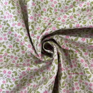 Pink Tipsy floral print fabric