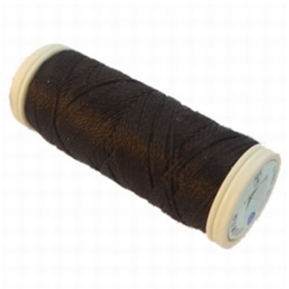 Seta Reale Pure Silk Thread Very Dark Brown 024