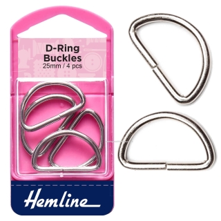 Large Silver Curtain Tieback D Rings