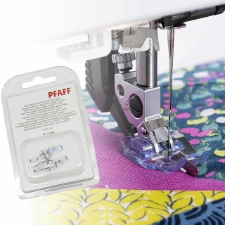 Clear stitch in the ditch foot