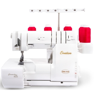 Baby Lock Ovation can sew with 8 threads
