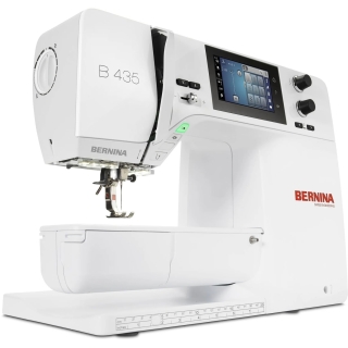 The b435 is ready to start stitching, its powerful, yet very controllable at any speed