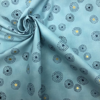 Sky Blue Blooming Design from the Flirtation Collection by Zen Chic for Moda Fabrics
