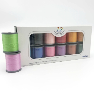 12 Box of Brother embroidery threads