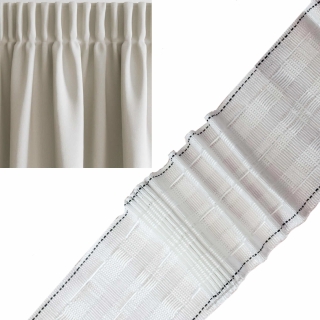 Standard Pencil Pleat Curtain Tape 3" (75mm)