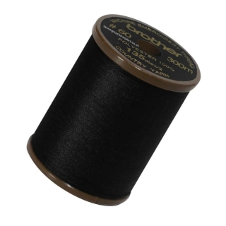 Brother Country Embroidery Thread 300m Col.100 Black