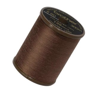 Brother Country Embroidery Thread 300m Col.255 Dark Brown