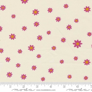 Daisy Dot Pearl Moda Fabric - Maeve by Crystal Manning