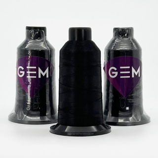 Black 3000m embroidery thread