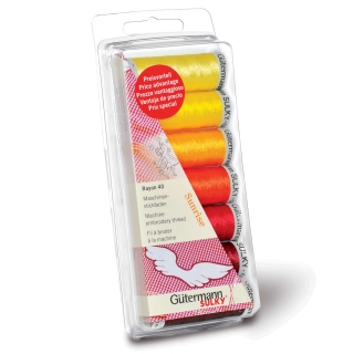 Sunrise Gutermann Sulky machine embroidery thread