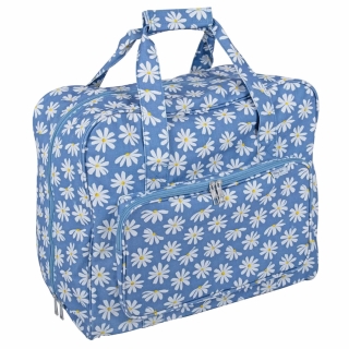 Blue Daisy Sewing Machine Bag