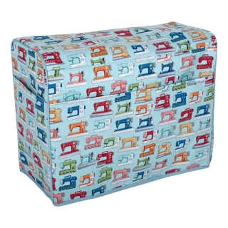 Hobby Gift Sewing Machine Cover in Sewing Machine Print