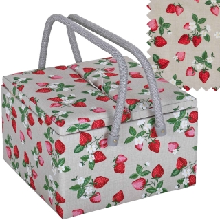 Twin Dual Lid Strawberry box