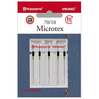 Husqvarna Microtex Needles Size 70/10