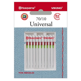 Husqvarna Universal Needles Size 70/10 10 pack