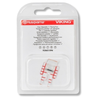 Husqvarna Clear 1/4 Inch Piecing Foot