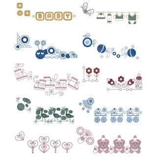 Inspira CD Its a boy Its a girl Embroidery Designs
