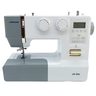 Jaguar JS-50E sewing machine with voice feedback