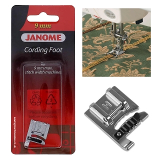 Cording Foot for Janome Sewing Machine with 9mm Stitch Width