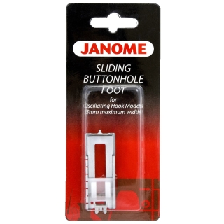 Janome Sliding Buttohole Foot - 5mm front loaded