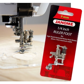 Janome ruler foot for Atelier and Memory Craft