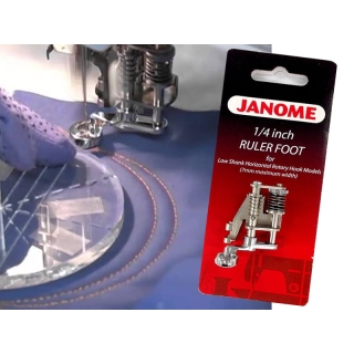 Janome adjustable spring ruler foot