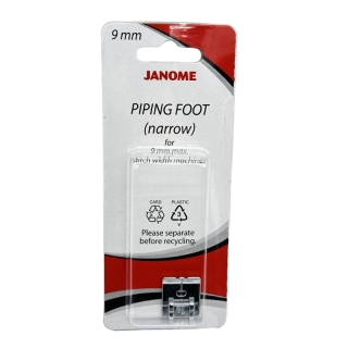 Piping (Narrow) Presser Foot for Janome (9mm)