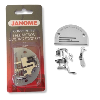 Janome 1600p Convertible Free Motion Quilting Foot Set