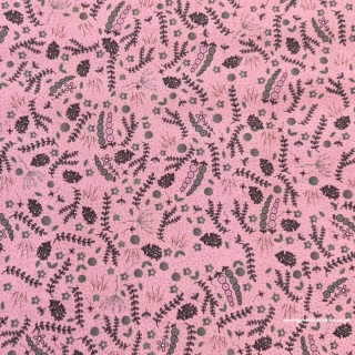 Lynette Anderson Favourites Pink Floral Print 100% Cotton Fabric