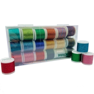 Maderia Super Twist Metallic Thread Set of 18