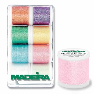 Madeira Supertwist Opal Metallic Thread Box 8 x 200m spools