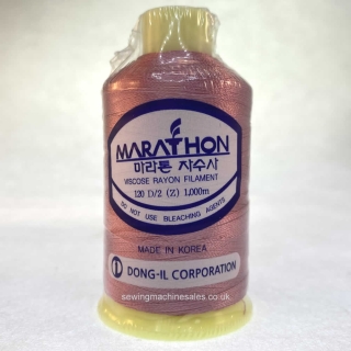 Marathon Machine Embroidery Thread Light Rosewood 1035 1000m Rayon Thread